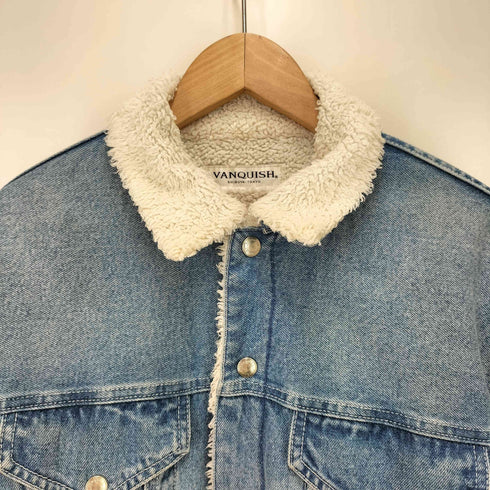 ヴァンキッシュ VANQUISH 裏地ボア デニムジャケット メンズ JPN:M